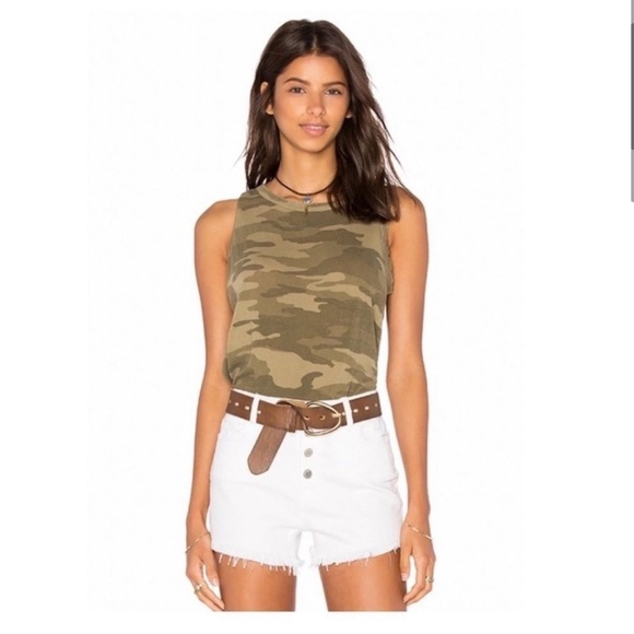 Current/Elliot Camo Muscle Tank. - Picture 1 of 5